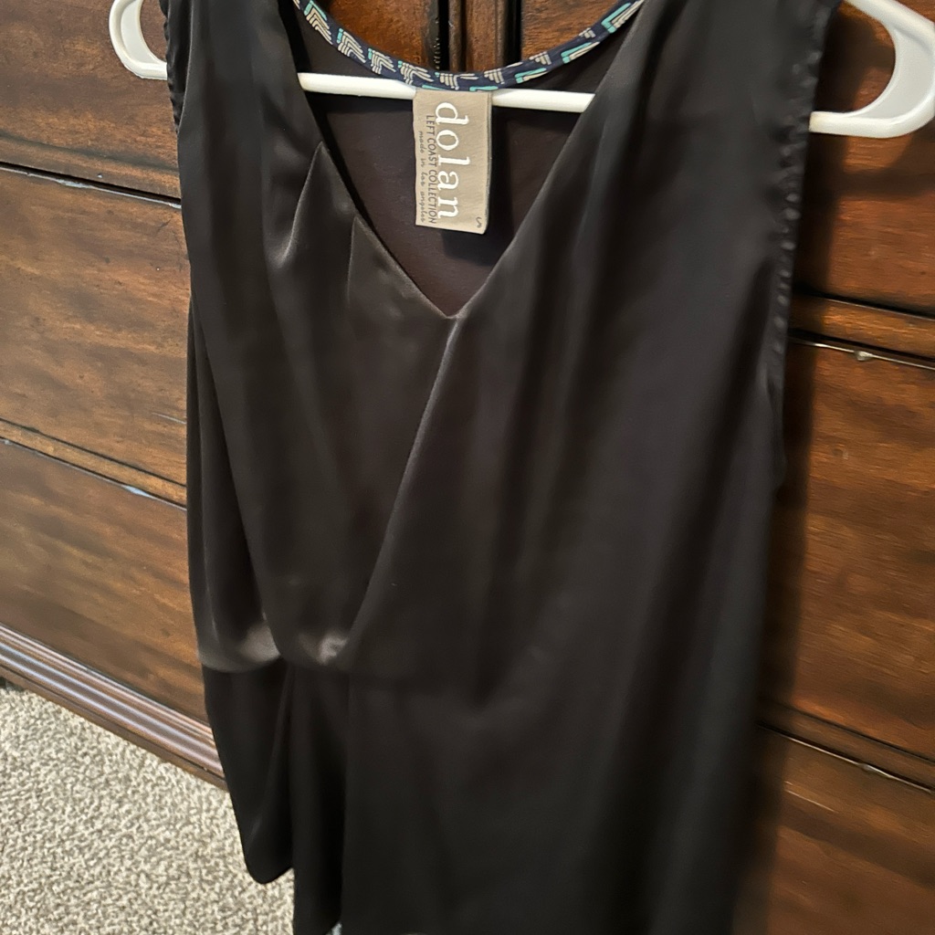 Anthropologie Satin Detail Tunic